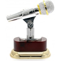 cod. 17.307 - Trofeo microfono cm 19