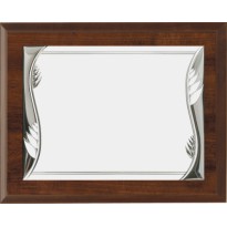 Set plaque + wood cm 25,4x20,3