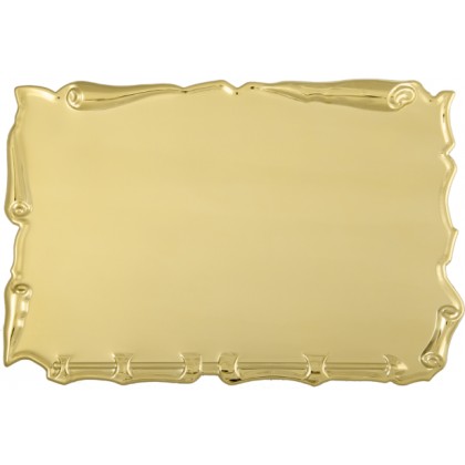 cod. 20.262G - Targa gold cm 23x16