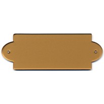 Plate door plex 14x5 cm