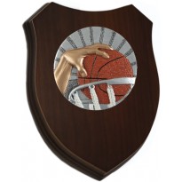 Targa crest basket pallacanestro cm 17