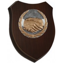 Wood crest 17 cm + resin