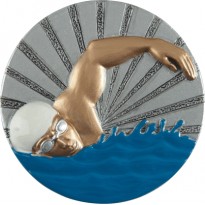 Resin sport icon 70 mm swimming