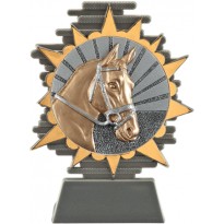 cod. P.CAV25.800.12 - Trofeo cavallo ippica cm 14